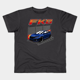 Blue civic type R FK8 Kids T-Shirt